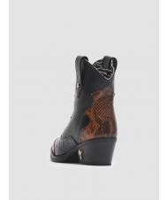 MANILA GRACE Stiefelette camperos basso in Hautmitinserti pitonati  - Damenschuhe