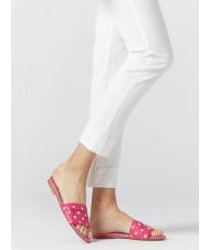 MANILA GRACE Ciabatta flat a pois  fuchsia / wei&szlig; - Damenschuhe - 3