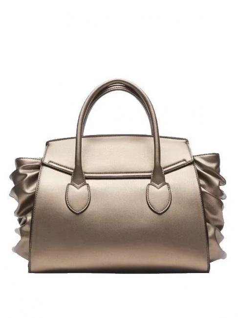 LIKO M Handtasche mit Schulterriemen Bronze- - Damentaschen