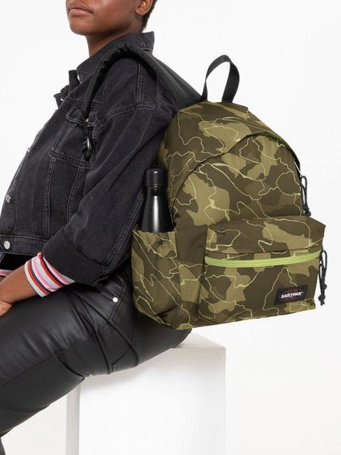 PADDED ZIPPL'R + Rucksack Camouflage Khaki - Rucks&auml;cke f&uuml;r Schule &amp; Freizeit