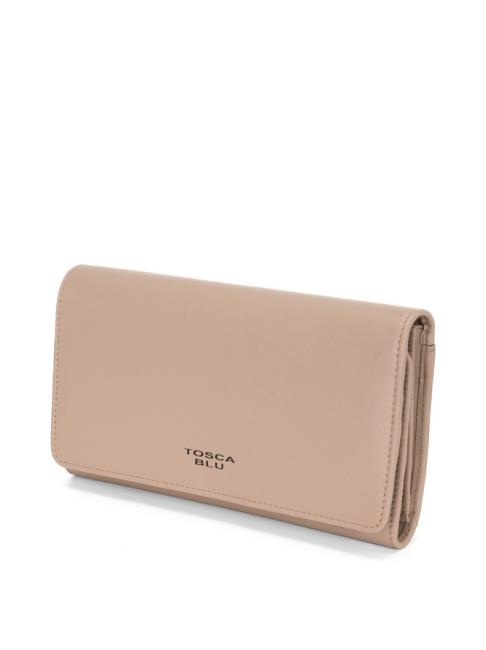 BASIC Gro&szlig;e Ledergeldb&ouml;rse mit &Uuml;berschlag Dreck - Brieftaschen Damen