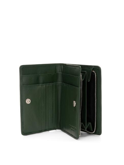 BASIC Mittelgro&szlig;e Geldb&ouml;rse aus Leder gr&uuml;n - Brieftaschen Damen