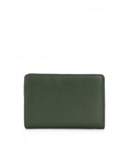 TOSCA BLU BASIC Mittelgro&szlig;e Geldb&ouml;rse aus Leder gr&uuml;n - Brieftaschen Damen - 3
