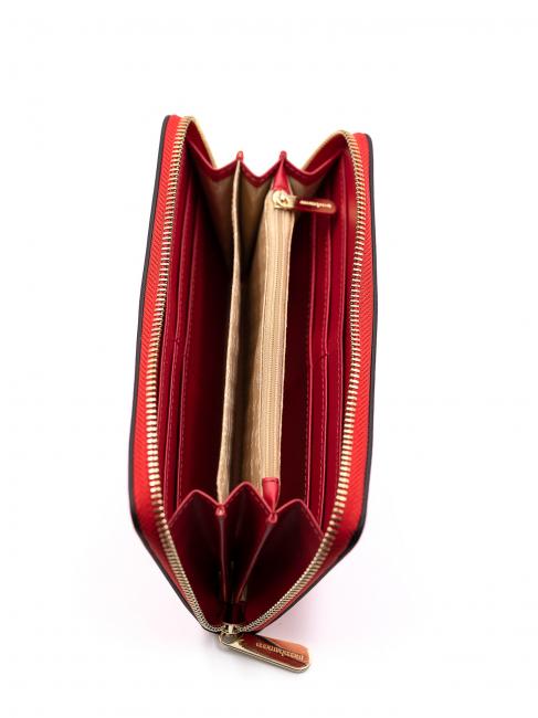 MOLLY Gro&szlig;es Portemonnaie mit Rei&szlig;verschluss rot - Brieftaschen Damen