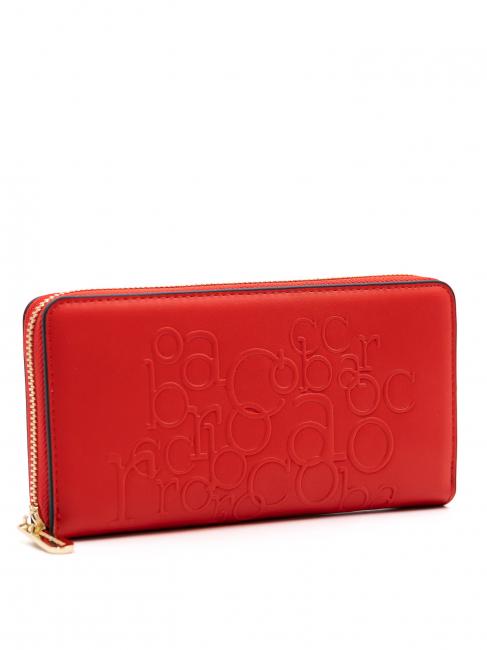 MOLLY Gro&szlig;es Portemonnaie mit Rei&szlig;verschluss rot - Brieftaschen Damen