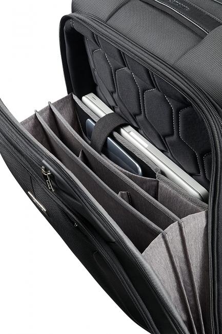 XBR OFFICE Handgep&auml;ck-Trolley, 15,6" PC-Halterung SCHWARZ - Handgep&auml;ck