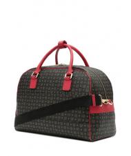 POLLINI HERITAGE TRAVEL Reisetasche mit Schultergurt schwarzer Lack - Reisetaschen - 3