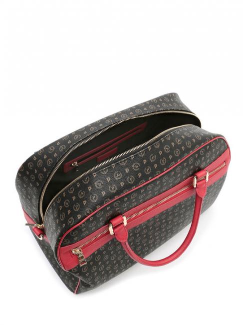 HERITAGE TRAVEL Reisetasche mit Schultergurt schwarzer Lack - Reisetaschen