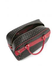 POLLINI HERITAGE TRAVEL Reisetasche mit Schultergurt schwarzer Lack - Reisetaschen - 4