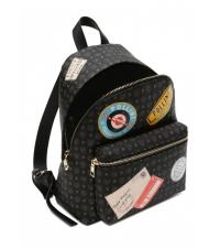 POLLINI HERITAGE PATCH Rucksack Schwarz - Damentaschen - 3