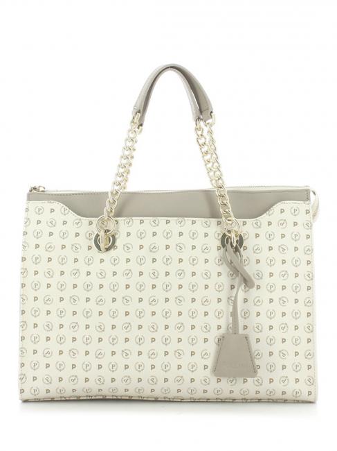 Heritage Classic Handshopper, mit Schulterriemen Elfenbein - Damentaschen