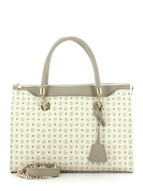 Heritage Classic Handshopper, mit Schulterriemen Elfenbein - Damentaschen