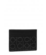 CALVIN KLEIN KIT Regalo Kartenhalter + G&uuml;rtel Monogramm-Leinwand - G&uuml;rtel - 3