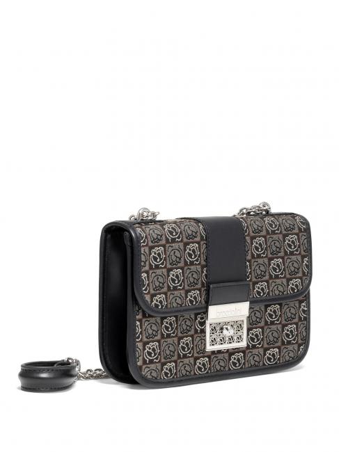 MONOGRAM Mini-Umhängetasche aus Jacquard-Stoff SCHWARZ / MULTI - Damentaschen