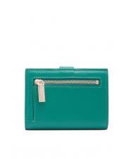 COCCINELLE EASY POCKET Portemonnaie aus strukturiertem Leder Gras-Gr&uuml;n - Brieftaschen Damen - 3