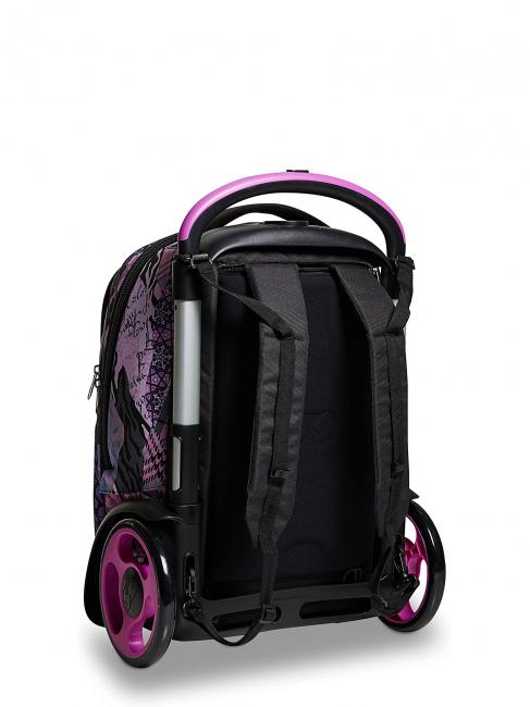 7.1 TYRE Rosegrowe Girl Abnehmbarer Trolley-Rucksack Schwarz - Rucks&auml;cke mit Trolleyfunktion