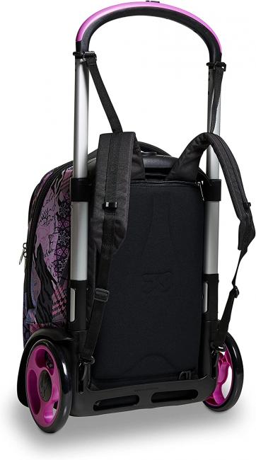 7.1 TYRE Rosegrowe Girl Abnehmbarer Trolley-Rucksack Schwarz - Rucks&auml;cke mit Trolleyfunktion