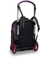 SEVEN 7.1 TYRE Rosegrowe Girl Abnehmbarer Trolley-Rucksack Schwarz - Rucks&auml;cke mit Trolleyfunktion - 6