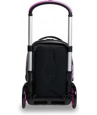SEVEN 7.1 TYRE Rosegrowe Girl Abnehmbarer Trolley-Rucksack Schwarz - Rucks&auml;cke mit Trolleyfunktion - 5