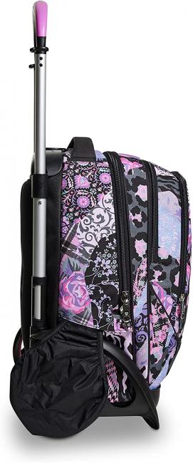 7.1 TYRE Rosegrowe Girl Abnehmbarer Trolley-Rucksack Schwarz - Rucks&auml;cke mit Trolleyfunktion