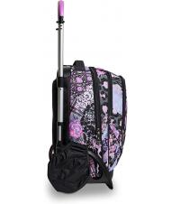 SEVEN 7.1 TYRE Rosegrowe Girl Abnehmbarer Trolley-Rucksack Schwarz - Rucks&auml;cke mit Trolleyfunktion - 8