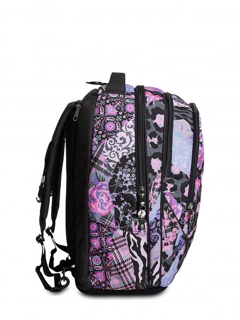 7.1 TYRE Rosegrowe Girl Abnehmbarer Trolley-Rucksack Schwarz - Rucks&auml;cke mit Trolleyfunktion