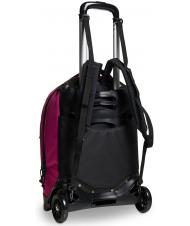 INVICTA NEW WAY NEW PLUG Plain Trolley-Rucksack, abnehmbar Fuchsienfest - Rucks&auml;cke mit Trolleyfunktion - 3