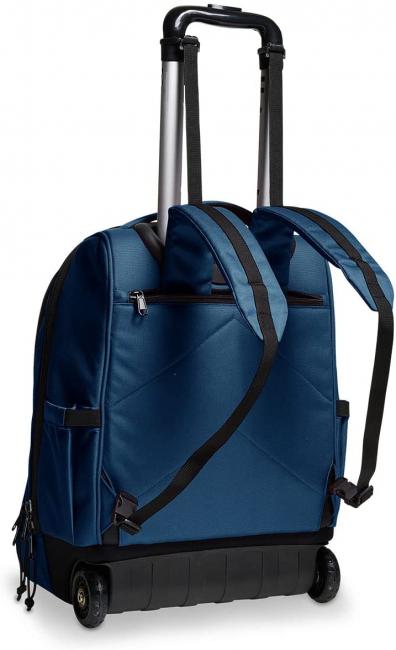 NEW WAY NEW BUMP Plain 2 in 1 Trolley-Rucksack mondbeschienener Ozean - Rucks&auml;cke mit Trolleyfunktion