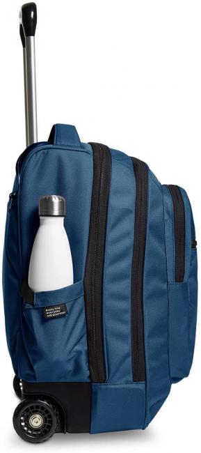 NEW WAY NEW BUMP Plain 2 in 1 Trolley-Rucksack mondbeschienener Ozean - Rucks&auml;cke mit Trolleyfunktion
