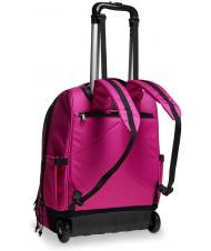 INVICTA NEW WAY NEW BUMP Plain 2 in 1 Trolley-Rucksack Fuchsienfest - Rucksäcke mit Trolleyfunktion - 3