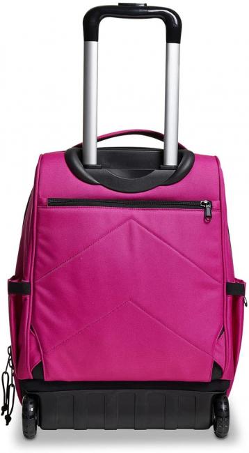 NEW WAY NEW BUMP Plain 2 in 1 Trolley-Rucksack Fuchsienfest - Rucksäcke mit Trolleyfunktion