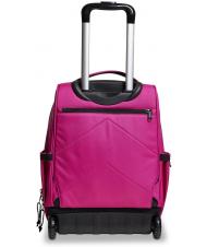 INVICTA NEW WAY NEW BUMP Plain 2 in 1 Trolley-Rucksack Fuchsienfest - Rucksäcke mit Trolleyfunktion - 4