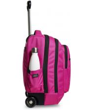 INVICTA NEW WAY NEW BUMP Plain 2 in 1 Trolley-Rucksack Fuchsienfest - Rucksäcke mit Trolleyfunktion - 5