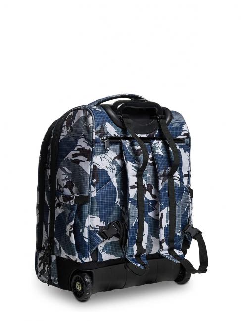 NEW WAY NEW BUMP Fantasy 2 in 1 Trolley-Rucksack milit&auml;rtarn blau - Rucks&auml;cke mit Trolleyfunktion