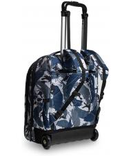 INVICTA NEW WAY NEW BUMP Fantasy 2 in 1 Trolley-Rucksack milit&auml;rtarn blau - Rucks&auml;cke mit Trolleyfunktion - 3