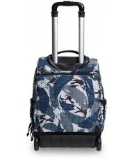 INVICTA NEW WAY NEW BUMP Fantasy 2 in 1 Trolley-Rucksack milit&auml;rtarn blau - Rucks&auml;cke mit Trolleyfunktion - 4