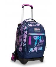 SEVEN DRAWINGPIN GIRL JACK Rucksack mit abnehmbarem Trolley, Dreifachrollen blautief - Rucks&auml;cke mit Trolleyfunktion - 5