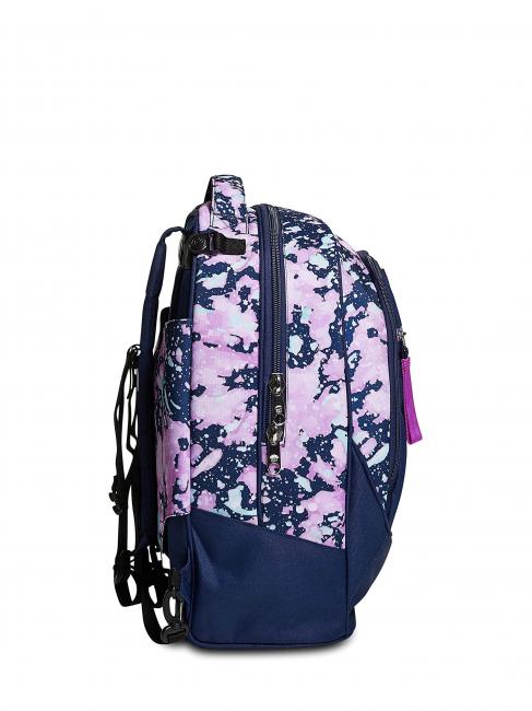 DRAWINGPIN GIRL JACK Rucksack mit abnehmbarem Trolley, Dreifachrollen blautief - Rucks&auml;cke mit Trolleyfunktion