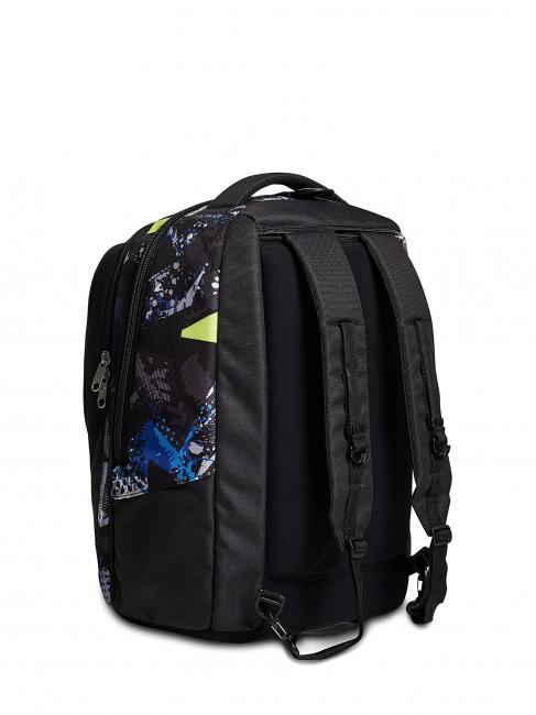 7.1 TYRE Rushover Boy Abnehmbarer Trolley-Rucksack Schwarz - Rucks&auml;cke mit Trolleyfunktion