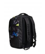 SEVEN 7.1 TYRE Rushover Boy Abnehmbarer Trolley-Rucksack Schwarz - Rucks&auml;cke mit Trolleyfunktion - 7