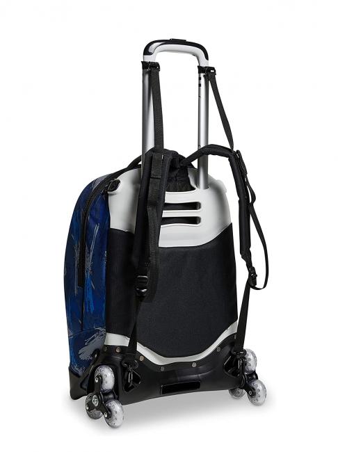 7.1 JACK Crafter Boy Trolley-Rucksack mit Dreifachrad, abnehmbar blautief - Rucks&auml;cke mit Trolleyfunktion