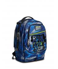 SEVEN 7.1 JACK Crafter Boy Trolley-Rucksack mit Dreifachrad, abnehmbar blautief - Rucks&auml;cke mit Trolleyfunktion - 6
