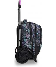 SEVEN 7.1 TYRE Patchyheart Girl Abnehmbarer Trolley-Rucksack Schwarz - Rucks&auml;cke mit Trolleyfunktion - 8
