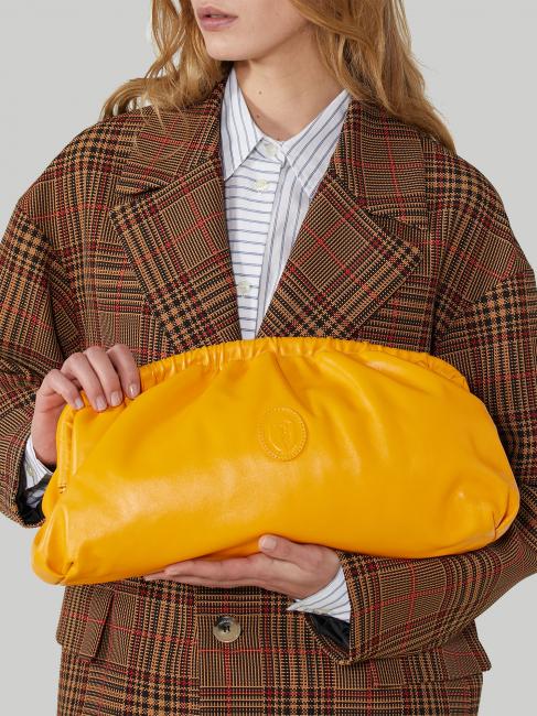 NUWEV Handtasche aus Leder gelb - Damentaschen