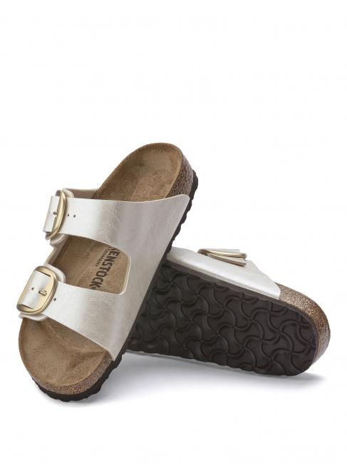 ARIZONA BIG BUCKLE Pantoffel-Sandale anmutiges Perlwei&szlig; - Damenschuhe