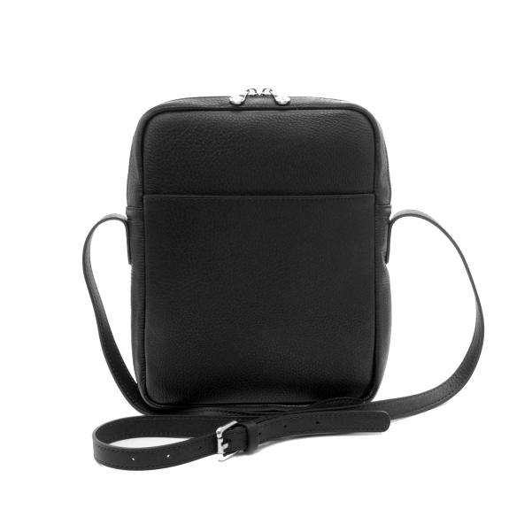 TOURIST Ledertasche Schwarz - Umh&auml;ngetaschen Herren
