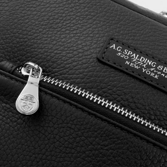 TOURIST Ledertasche Schwarz - Umh&auml;ngetaschen Herren