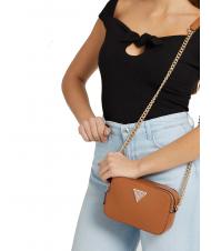 GUESS NOELLE Mini-Kameratasche mit Schultergurt leichter Cognac - Damentaschen - 4