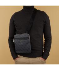 GUESS VEZZOLA Smart Flache Tasche SCHWARZ - Umhängetaschen Herren - 5