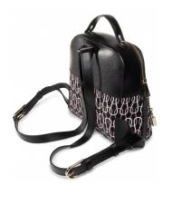 FURLA PIPER Rucksack aus Canvas und Leder mit Kettendruck - Damentaschen